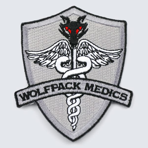Wolfpack Medics - Embroidered 100%