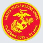 thumb nail for United States Marine Corps Platoon 2027 Pi 1966 - Embroidered 75%