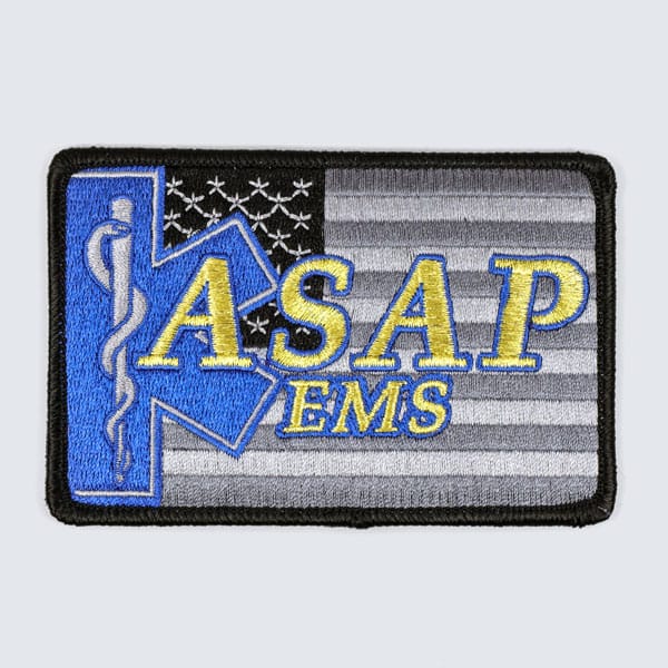 Asap Ems - Emboidered 100% - Gold Metallic Thread
