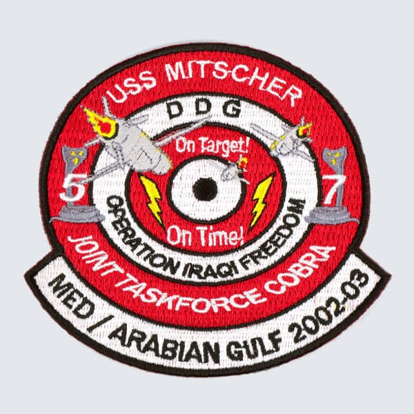 Uss Mitscher Joint Taskforce Cobra - Embroidered 100%